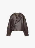Lederjacke mit Schnalle