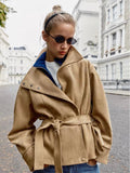 Lässige Suede Jacke
