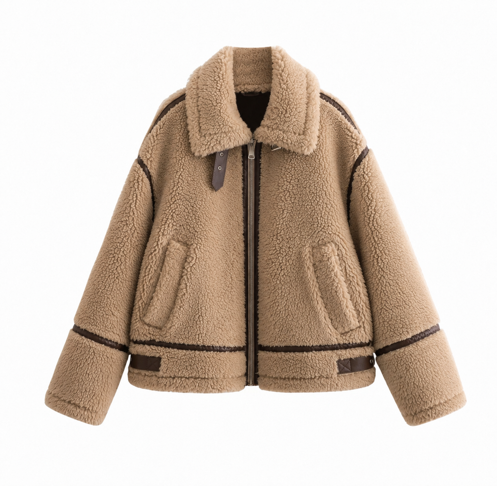 Teddy Shearling Jacke