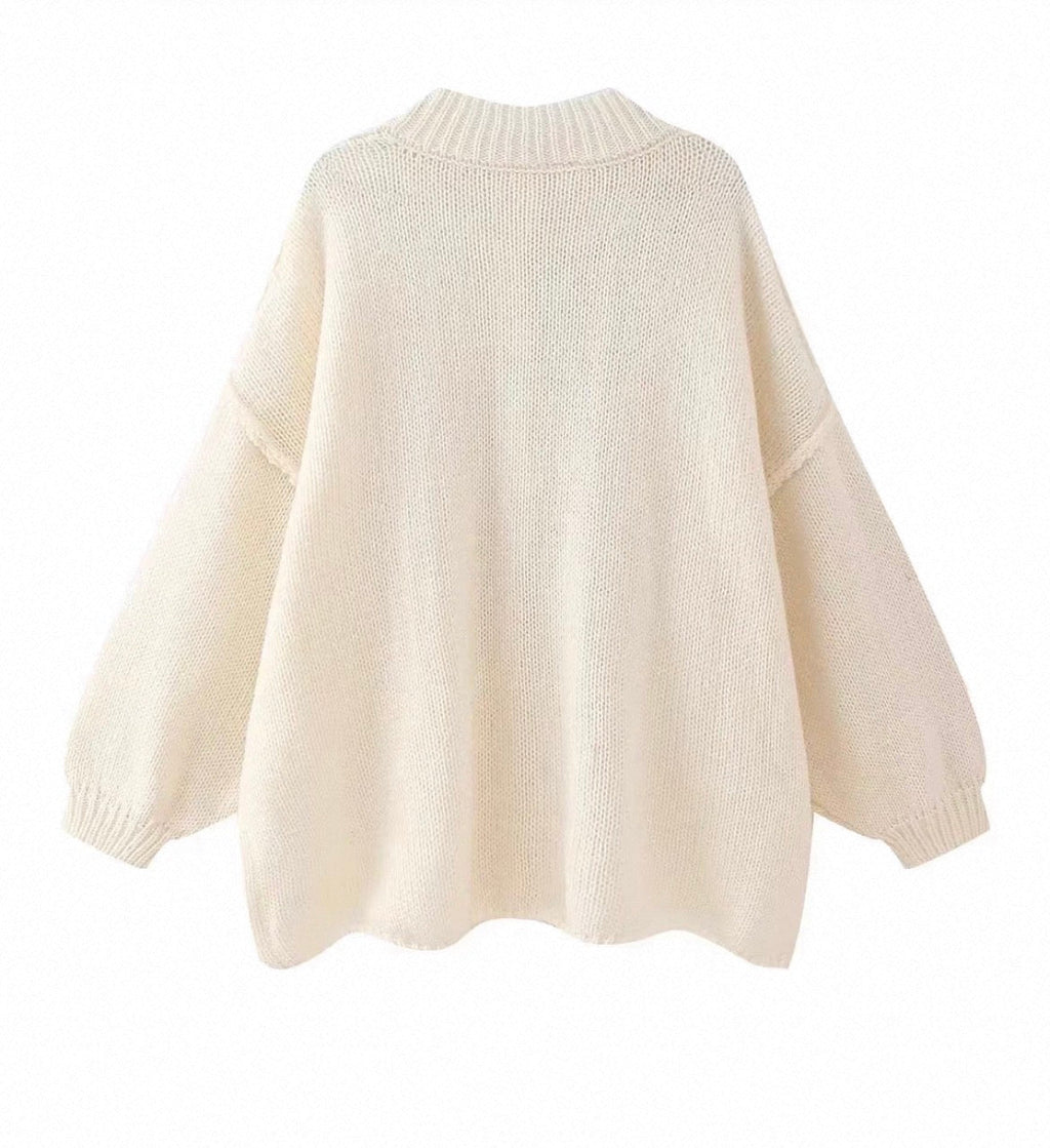 Oversized Strick-Cardigan