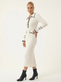 Elegantes Maxikleid mit Akzenten