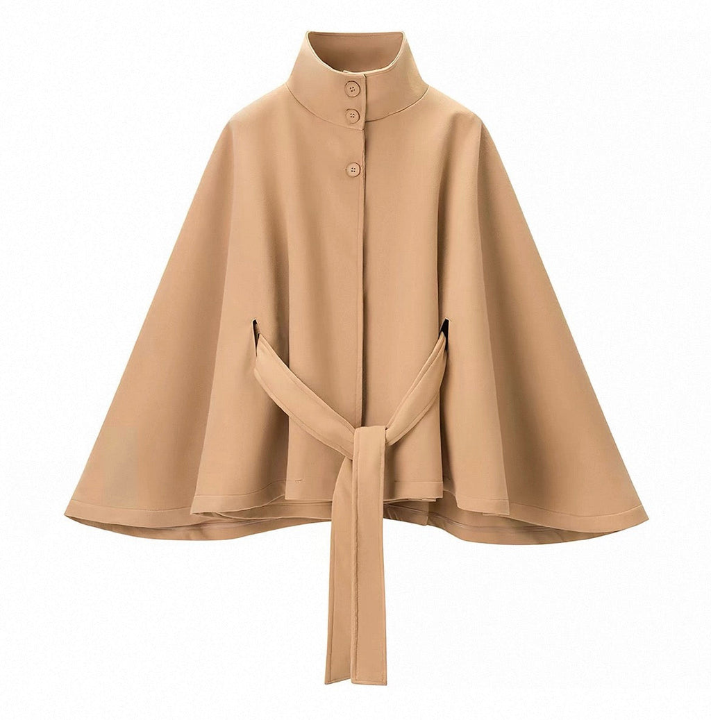 Cape mit Gürtel