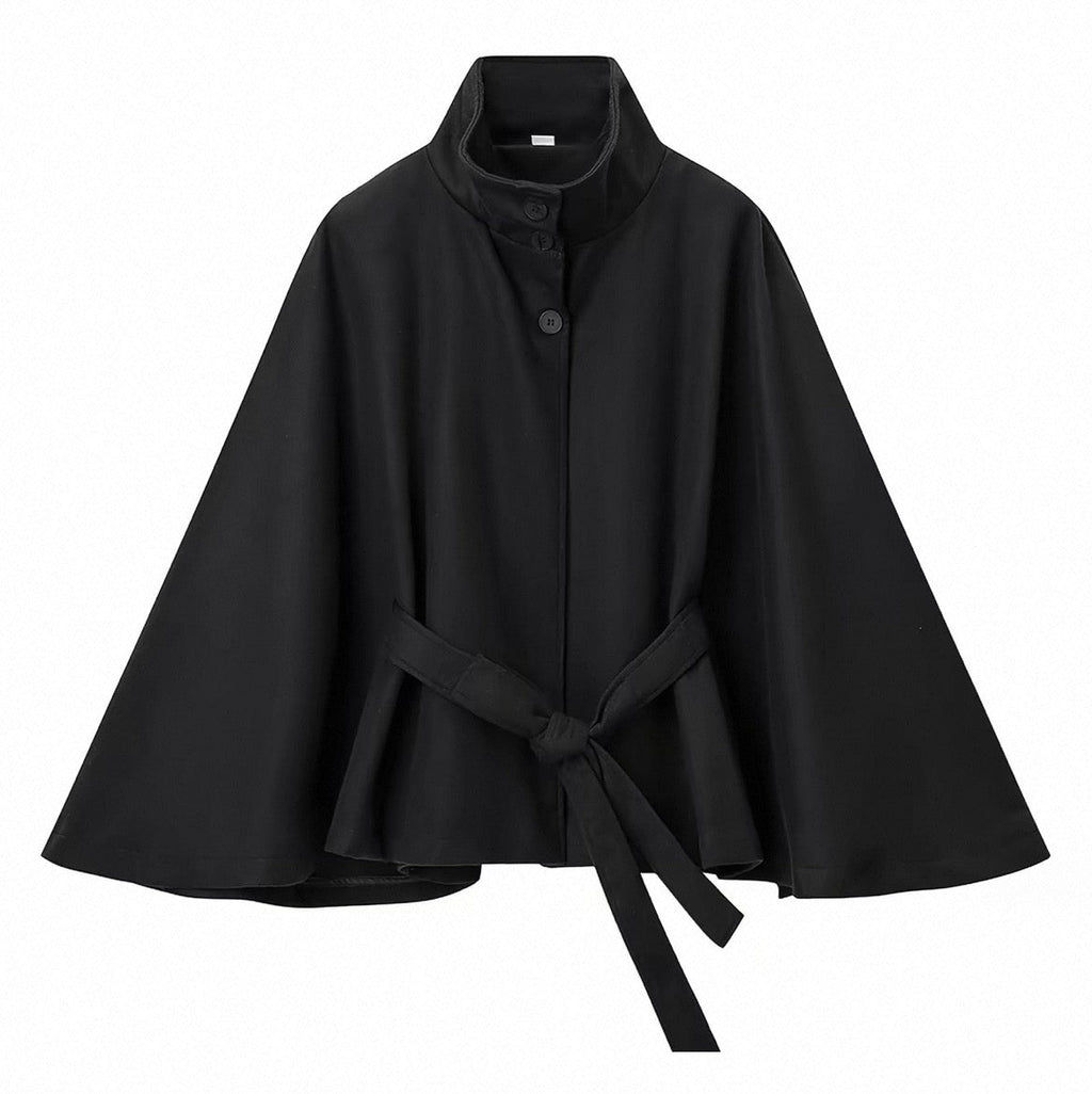 Cape mit Gürtel