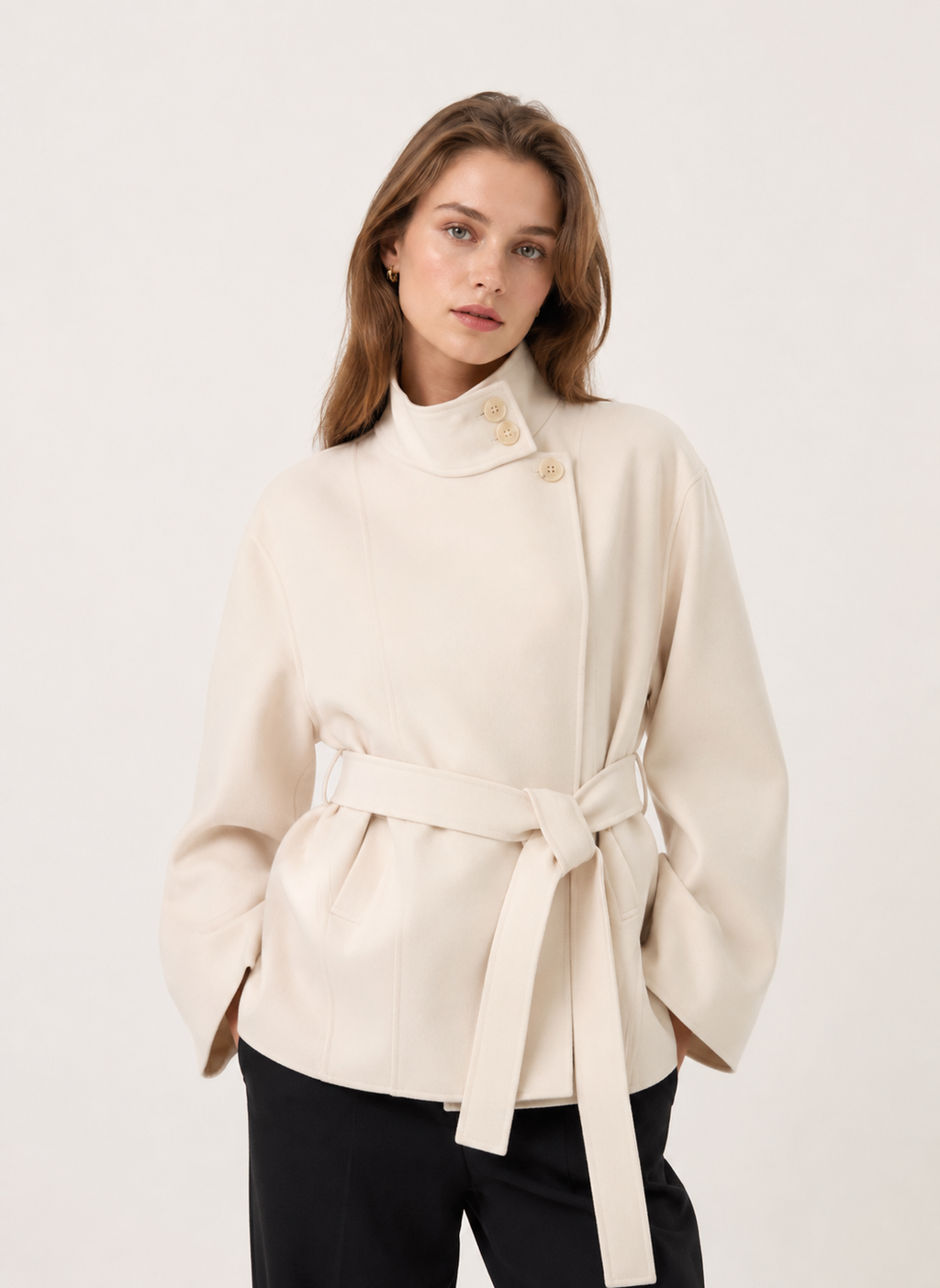 Elegante Wrapjacke
